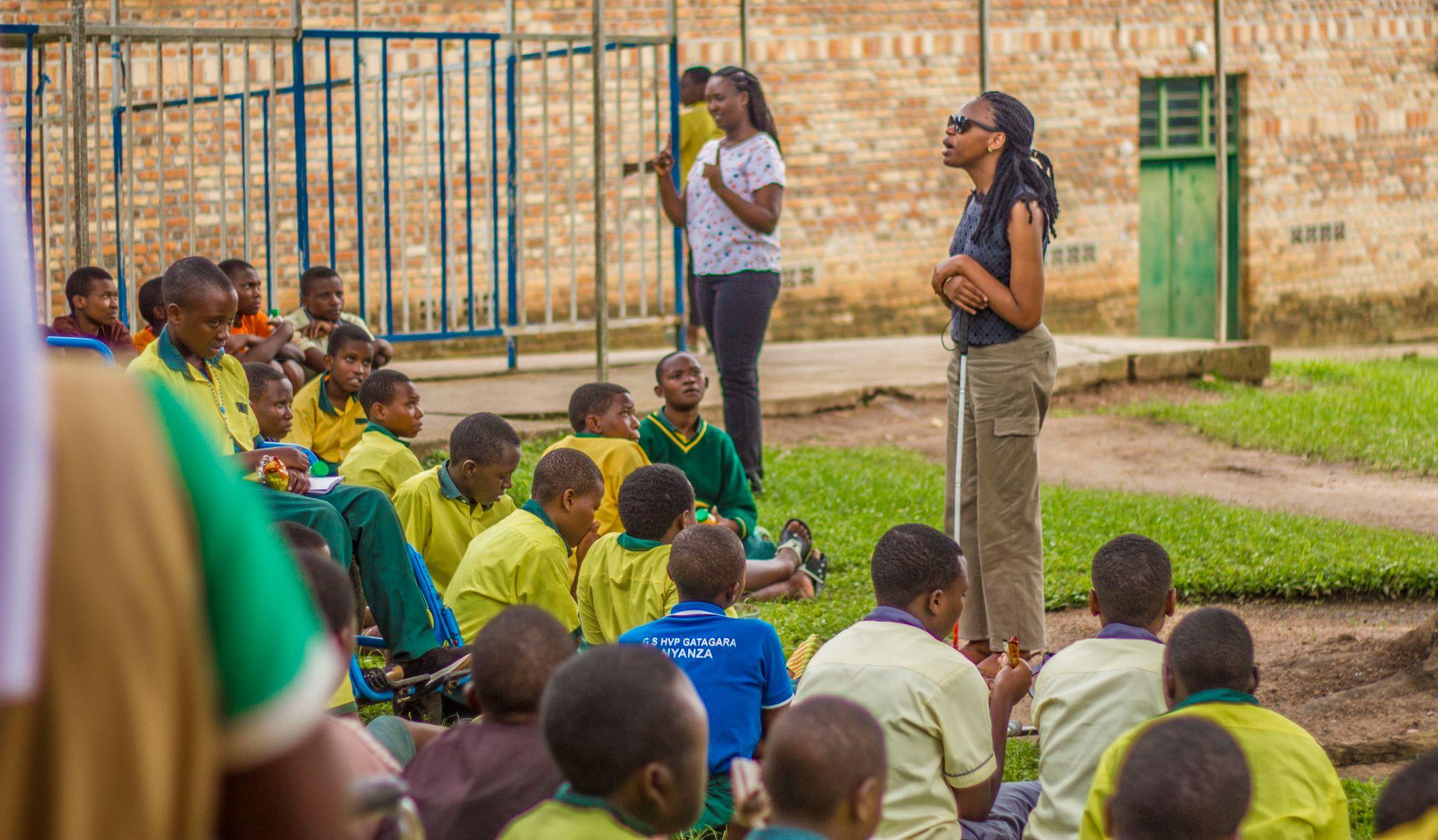 Community engagement session with girls and young women with disabilities