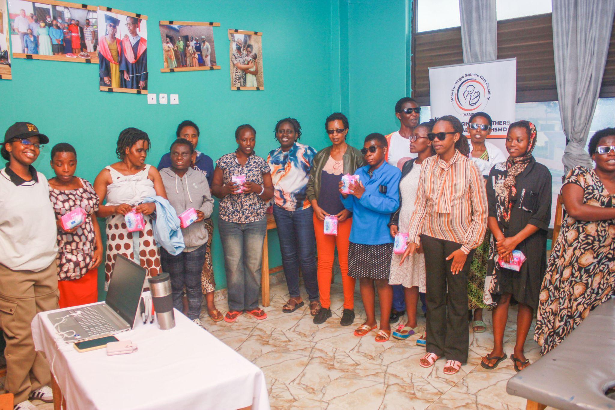 SRHR training for women and girls with visual impairments at Seeing Hands Rwanda